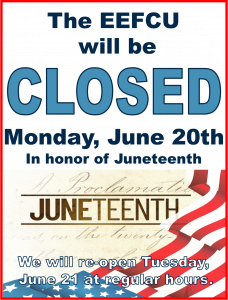 Juneteenth closure
